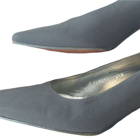 STUART Weitzman Vintage Black Witch Core Square toe Heels 🧙♀️ - Picture 7 of 13